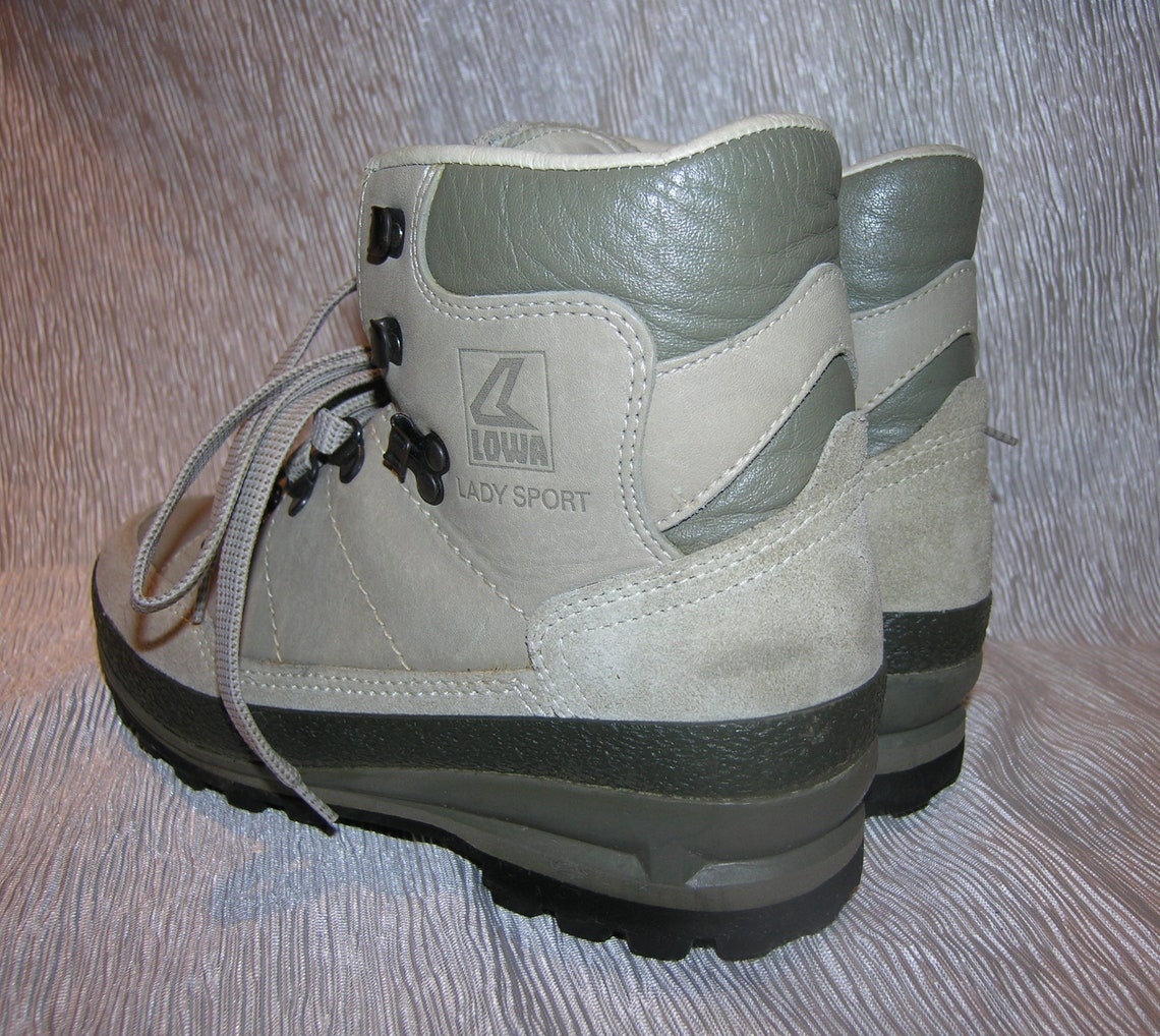 Vintage Lowa German Hiking boots 5 1/2 women's leather Etsy
