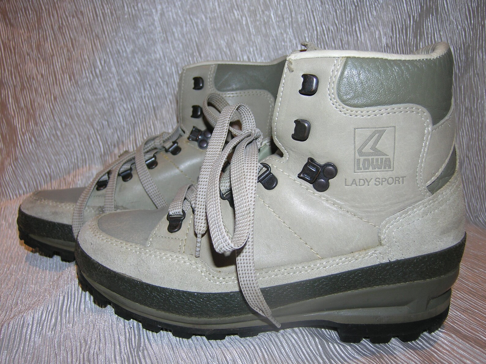 Vintage Lowa German Hiking boots 5 1/2 women's leather Etsy