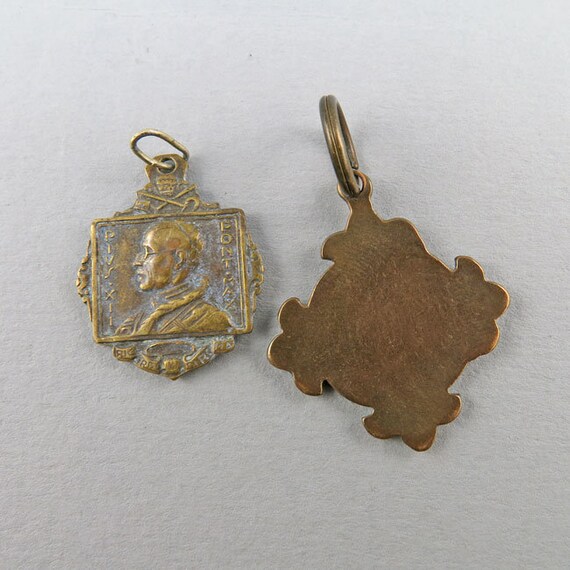 Antique Pendants Two Religious Pendants Gem