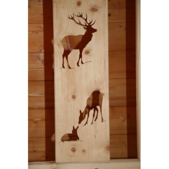 Tableau en Bois Dans La Forêt