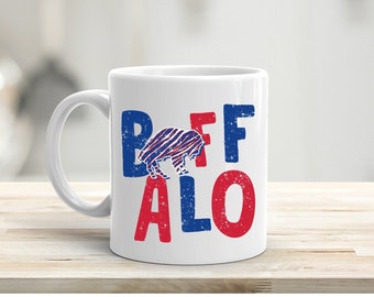 BFLO Bills Mug, Distressed Buffalo Mug, Buffalo Bills, Buffalo Bills Mug, Bills Mafia, Coffee Mug, Buffalo Bills Coffee Mug, Distressed BFLO
