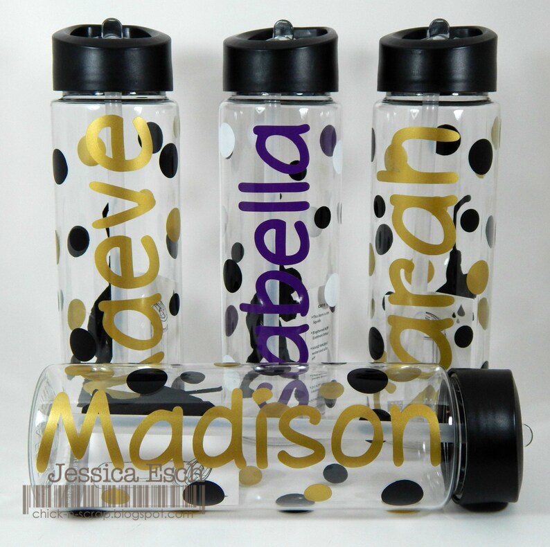 Personalized Hockey Water Bottles Hockey Party Favor Hockey Etsy