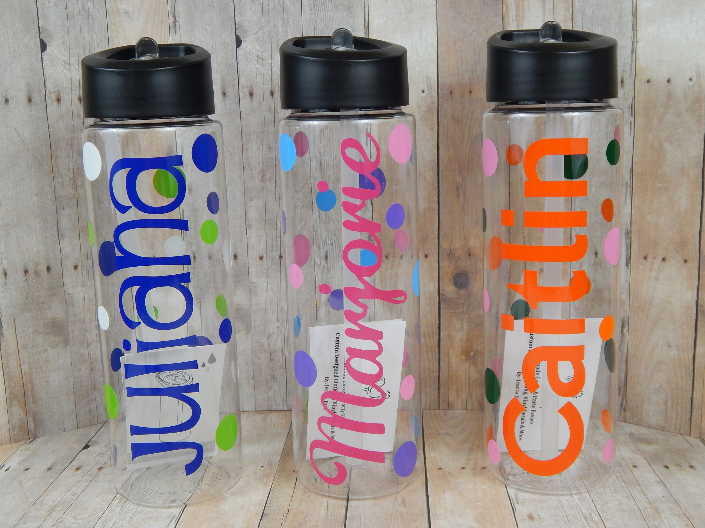Personalized Waterbottle Custom Designed Water Bottle Party Etsy