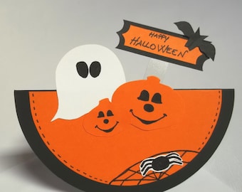 Handmade Rocking Halloween Greeting Card