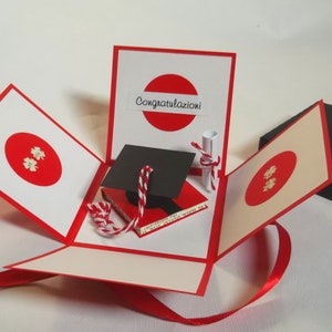 Biglietto Per Laurea, Regalo Per Laurea, Tocco Di Carta, Congratulazioni Laurea, DA PERSONALIZZARE