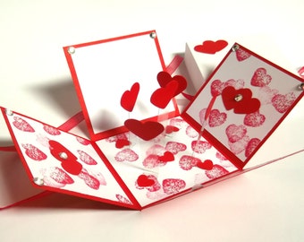 Exploding Box Per San Valentino, Matrimonio, Anniversario