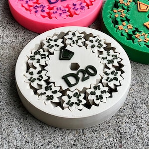 D20 Dice Spinner TTRPG Dice Alternative - Customizable Colors
