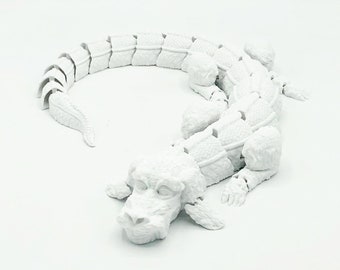Falkor Articulated 3D Printed Toy by Hex3D Inspired by The Neverending Story - Various Colors