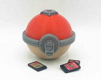 Arceus Ancient Ball Switch Game Cartridge 3D Printed Storage Case - Compatible with Switch Game Cartridges