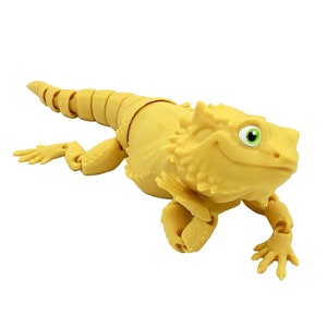 Flexi Bearded Dragon 3D Printed Articulated Fidget Toy - Full Color