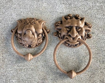 Left and Right Door Knocker Set - 3D Printed and Hand-Painted