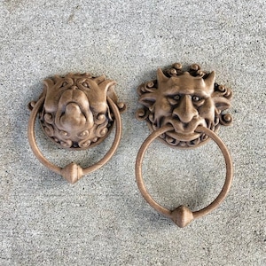 Left and Right Door Knocker Set - 3D Printed and Hand-Painted