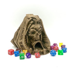 Pharaoh Skull Dice Tower from The Game of Destiny Dice Towers by Txarli Factory