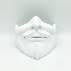 3D Printed Guy Fawkes Cosplay Mask - Various Colors