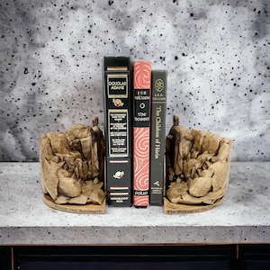 The Argonath Bookends -  3D Printed Hand-Painted Bookshelf Bookends