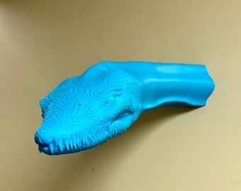 XL Plesiosaurus Head Wall Art Mount - 26 Inches out from the Wall - 3D Printed Bust