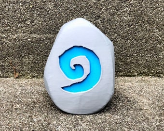 WoW Hearthstone Figure with Blue Sigil - 3D Printed in Full Color