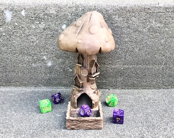 Mushroom Manor Dice Tower from Fate's End Tiny Towers by Kimbolt Creations