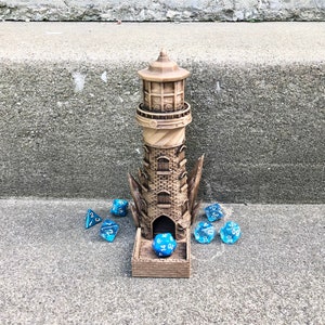 Lighthouse Dice Tower from Fate's End Tiny Towers by Kimbolt Creations