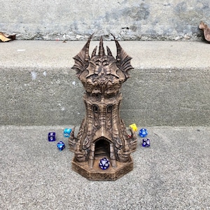 Warlock Dice Tower from Fate&#39;s End Dice Towers by Kimbolt Creations