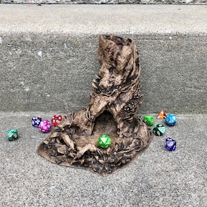 Magic Trunk Tree Stump Dice Tower from The Game of Destiny Dice Towers by Txarli Factory