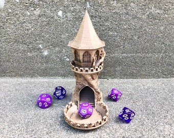 Fae Villa Dice Tower from Fate's End Tiny Towers by Kimbolt Creations