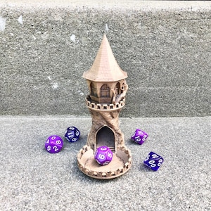 Fae Villa Dice Tower from Fate's End Tiny Towers by Kimbolt Creations