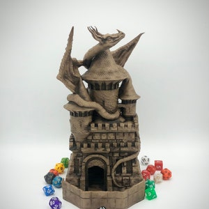 Dungeon Master Game Master Dragon Dice Tower from Fate's End Dice Towers by Kimbolt Creations