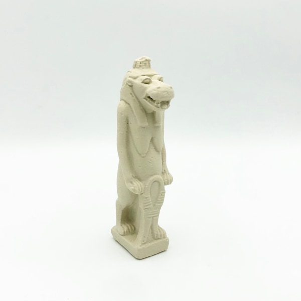 Taweret Ancient Egyptian Deity Ushabti Statue 3D Printed Desk Diorama Display Sculpture Figure Inspired by Moon Knight