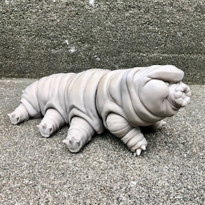 Flexi Tardigrade Water Bear 3D Printed Articulated Fidget Toy - Various Colors