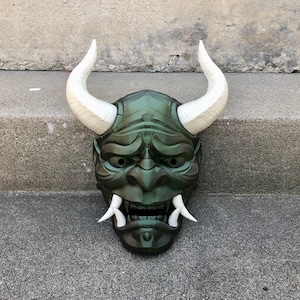 Japanese Hannya 2 Mask Oni Demon Mask 3D Printed Samurai Mask