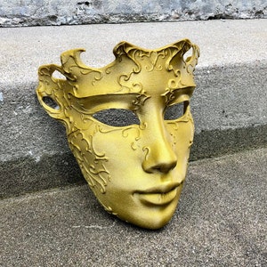 Venetian Masquerade Cameo 3D Printed Cosplay Mask - Various Colors