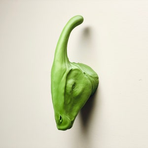 Parasaurolophus Head Wall Art Mount - 3D Printed Bust