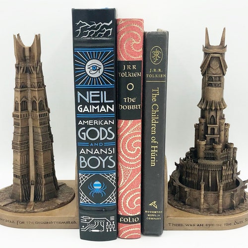 The Argonath Bookends 3D Printed Handpainted Bookshelf Etsy