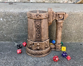 The Dwarf Mythic Mug Dice Vault and Can Holder from Mythic Mugs by Ars Moriendi 3D - Various Colors