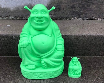 Colossal Shrek Buddha 3D Printed Statue Figure - Various Colors