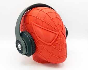 Spider-Man Headphone Head - 3D Printed Headphone Stand Bust