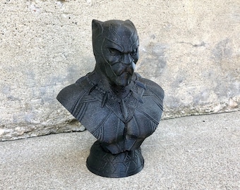 Black Panther Bust - 3D Printed Bust