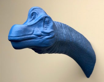 Brachiosaurus Head Wall Art Mount - 3D Printed Bust