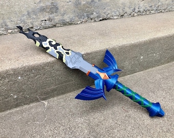 Corrupted Master Sword - 3D Printed Collectible Cosplay Prop