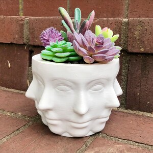3D Printed Polyface Planter Bowl image 1