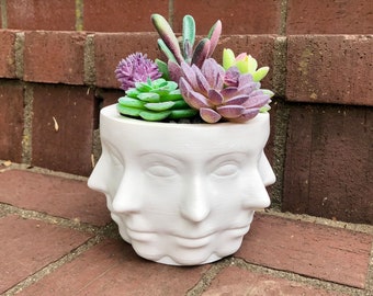 3D Printed Polyface Planter Bowl