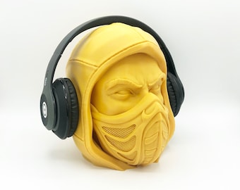 Scorpion Headphone Head - 3D Printed Headphone Stand Bust