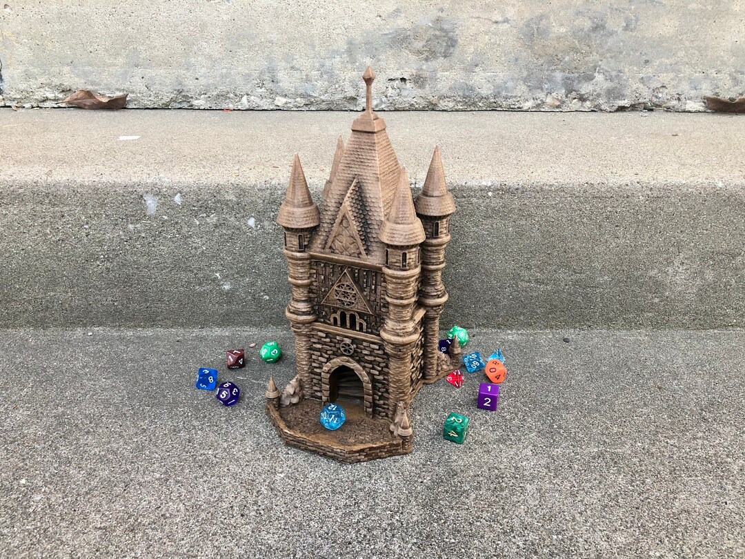 Cleric Dice Tower From Fate's End Dice Towers by Kimbolt Creations Etsy