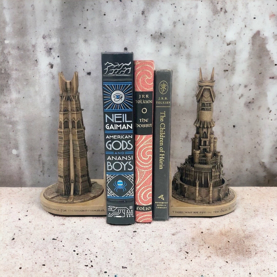 3D　Two　and　日本　Towers　Barad-dur　Printed　Orthanc　Bookends　Etsy