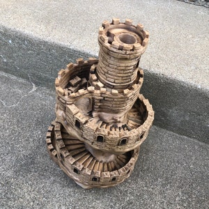 The Spiral Tower Dice Tower 3D Printed Castle Tower Dice Tower image 7