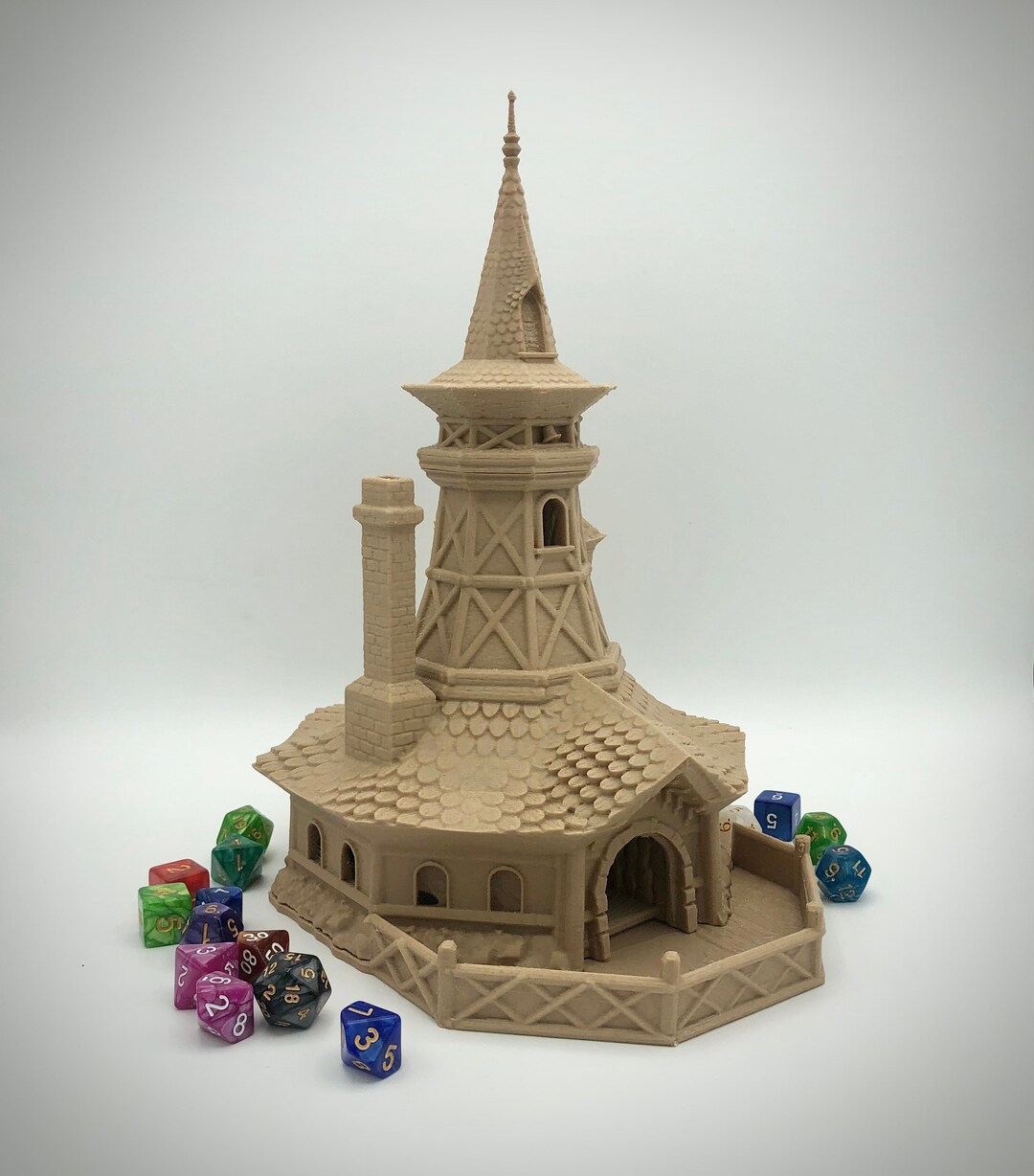 Bard Dice Tower From Fate's End Dice Towers by Kimbolt Creations Etsy