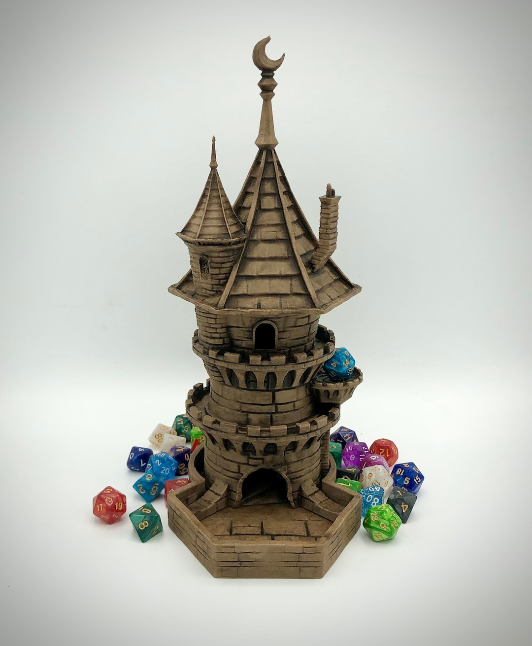 Wizard Dice Tower From Fate's End Dice Towers by Kimbolt Creations Etsy