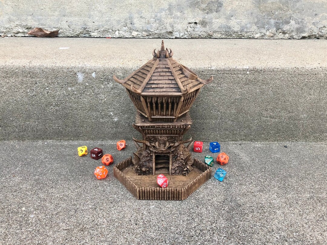 Barbarian Dice Tower From Fate's End Dice Towers by Kimbolt Creations