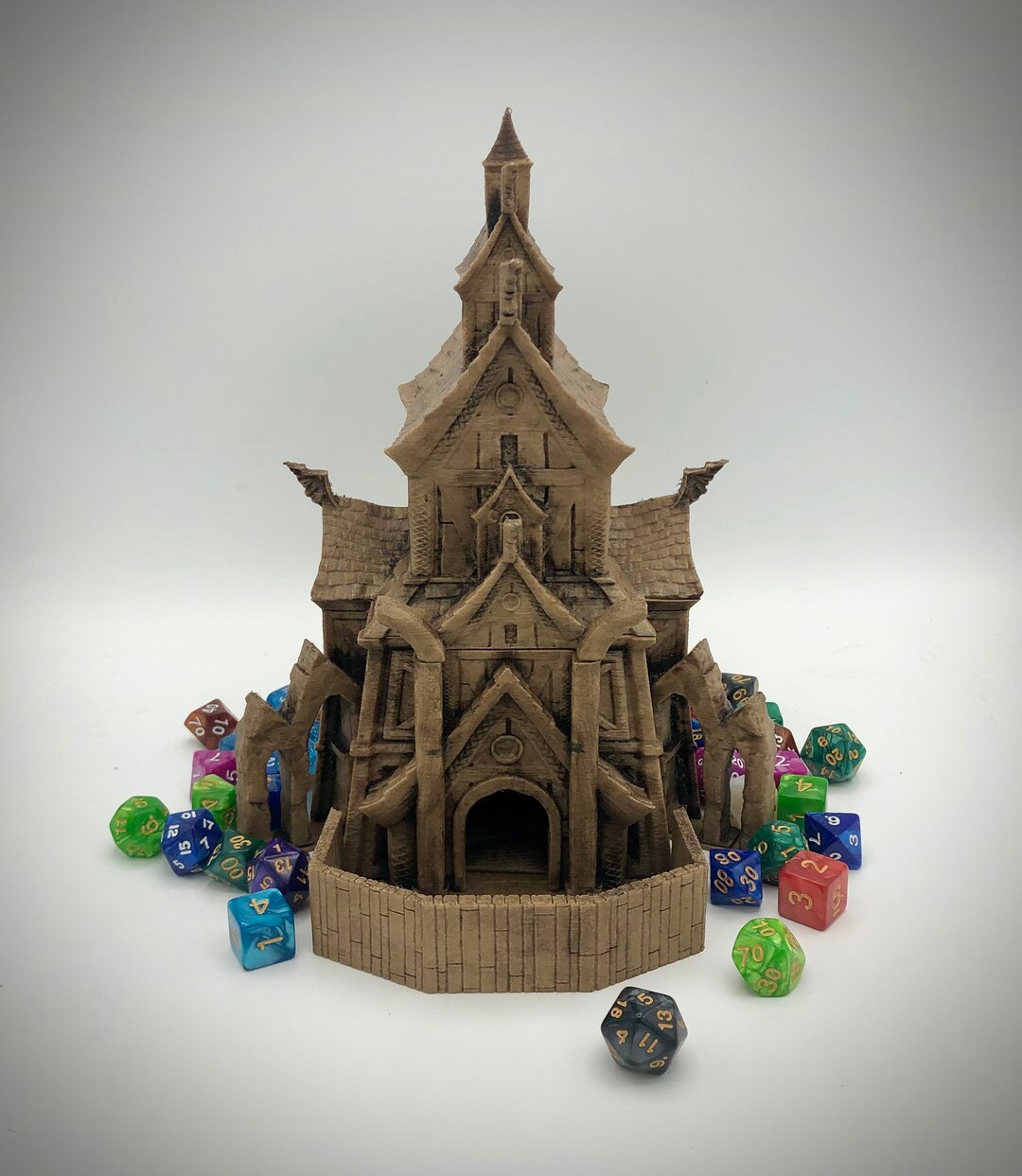 Valkyrie Dice Tower From Fate's End Dice Towers by Kimbolt Creations Etsy